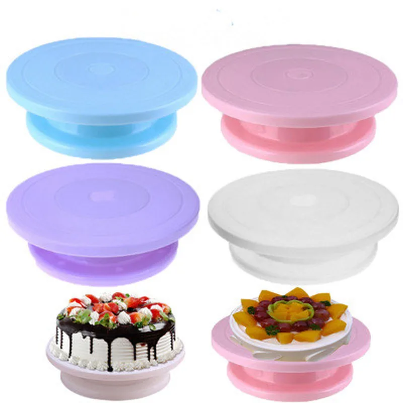 Пластиковый поворотный стол для украшения торта|Поворотные платформы| |