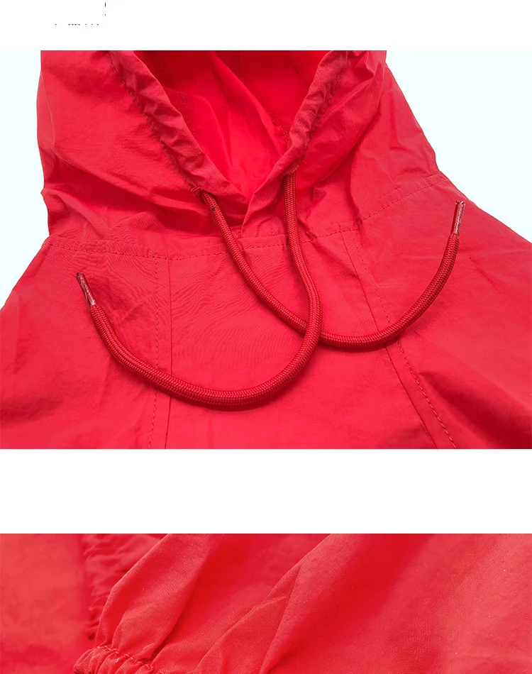 Мода perro ropa mascota lluvia abrigo al aire libre sólido con capucha impermeable mascota perro cachorro chaqueta