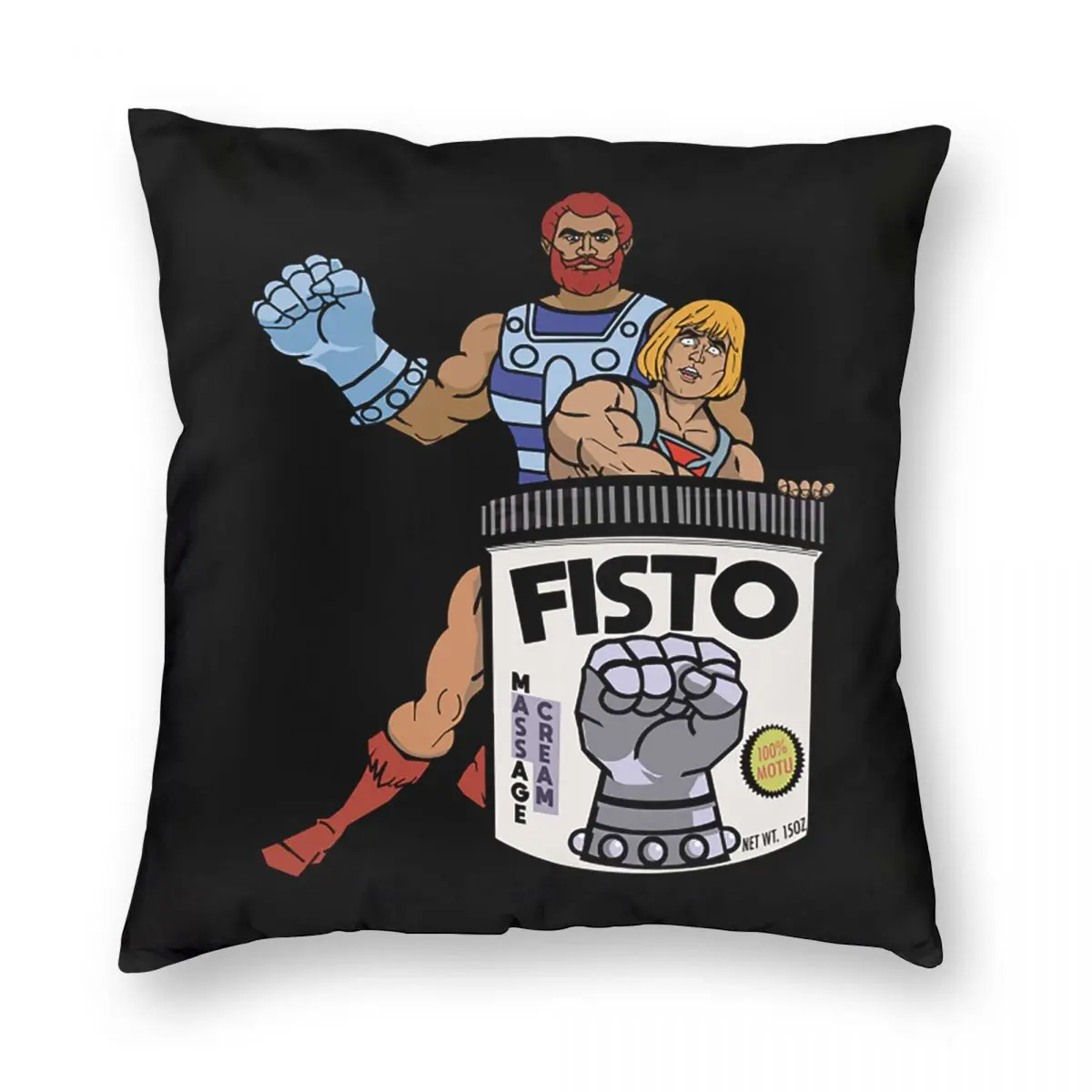 

FISTO LUBE Pillowcase Soft Cushion Cover Decoration He-Man and the Masters of the Universe Throw Pillow Case Cover Home 45X45cm