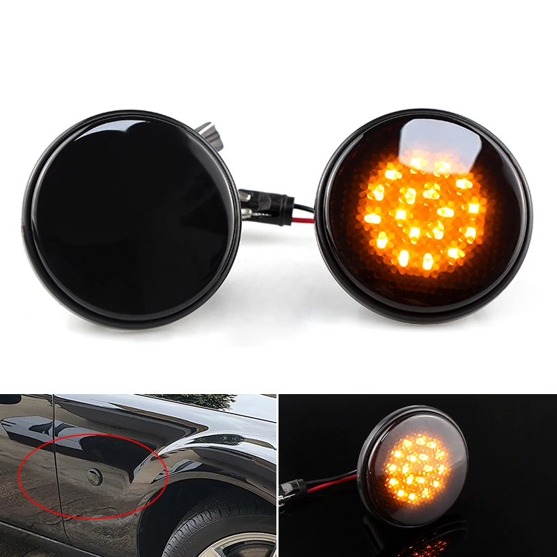 

2pcs LED Side Marker Lights Turn Signal Light Side Repeater Lamp 12V Panel Lamp Blinker for Mazda MX-5 Mk1 Mk2 Mk3