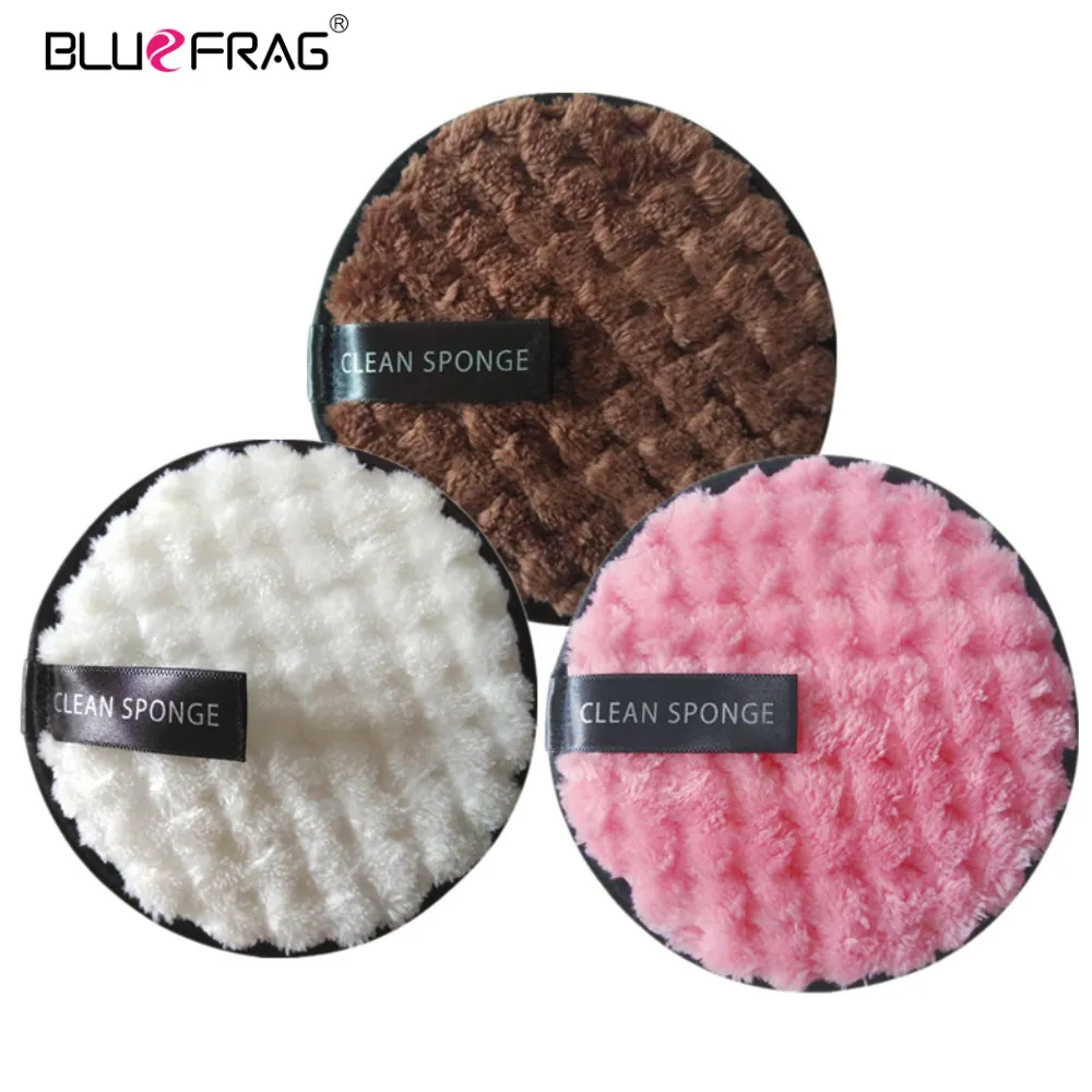 

Reusable Remover Face Cleansing Towel Microfiber Cloth Pads Cleansing Makeup Sponge Double Layer Nail Art Cleaning Wipe Tools