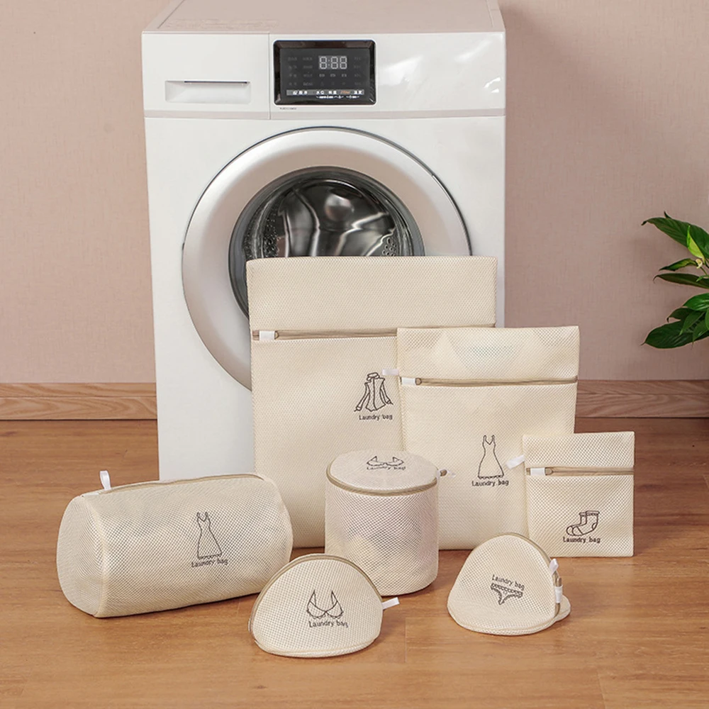 

7pcs Laundry Bag for Bra Underwear Shirt Clothes Special Thicken Machine Wash Mesh Net Bag Set Outdoor Package Storage Bags