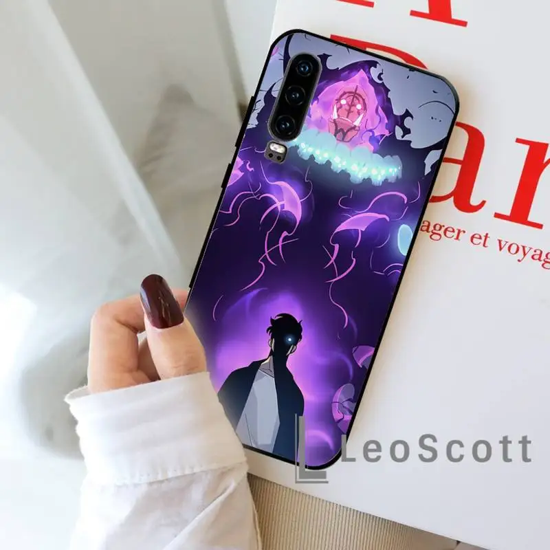 

Anime solo leveling Phone Case For Huawei P9 P10 P20 P30 Pro Lite smart Mate 10 Lite 20 Y5 Y6 Y7 2018 2019