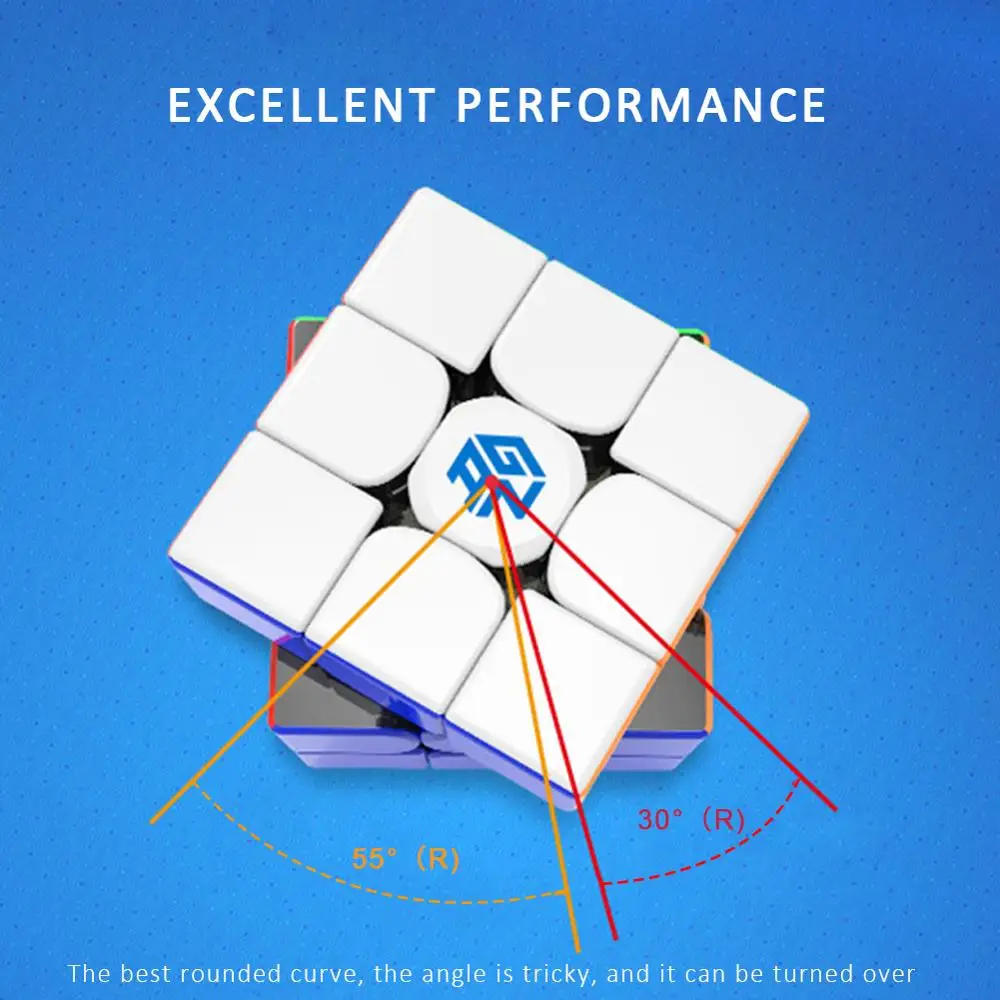 Кубик-головоломка Gan 356 R S Magico 3x3 Magic Gan356 профессиональный скоростной кубик Gan356R