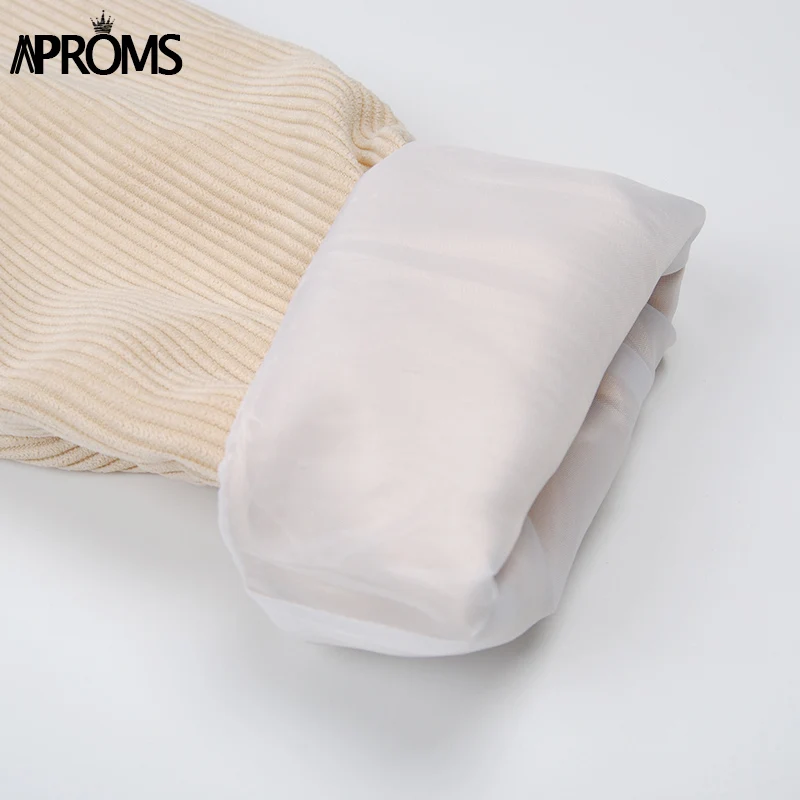 Женская флисовая куртка-Дальнобойщик Aproms цвета хаки с передними карманами, плотное теплое базовое Укороченное пальто, зимняя мягкая Вельветовая короткая женская куртка