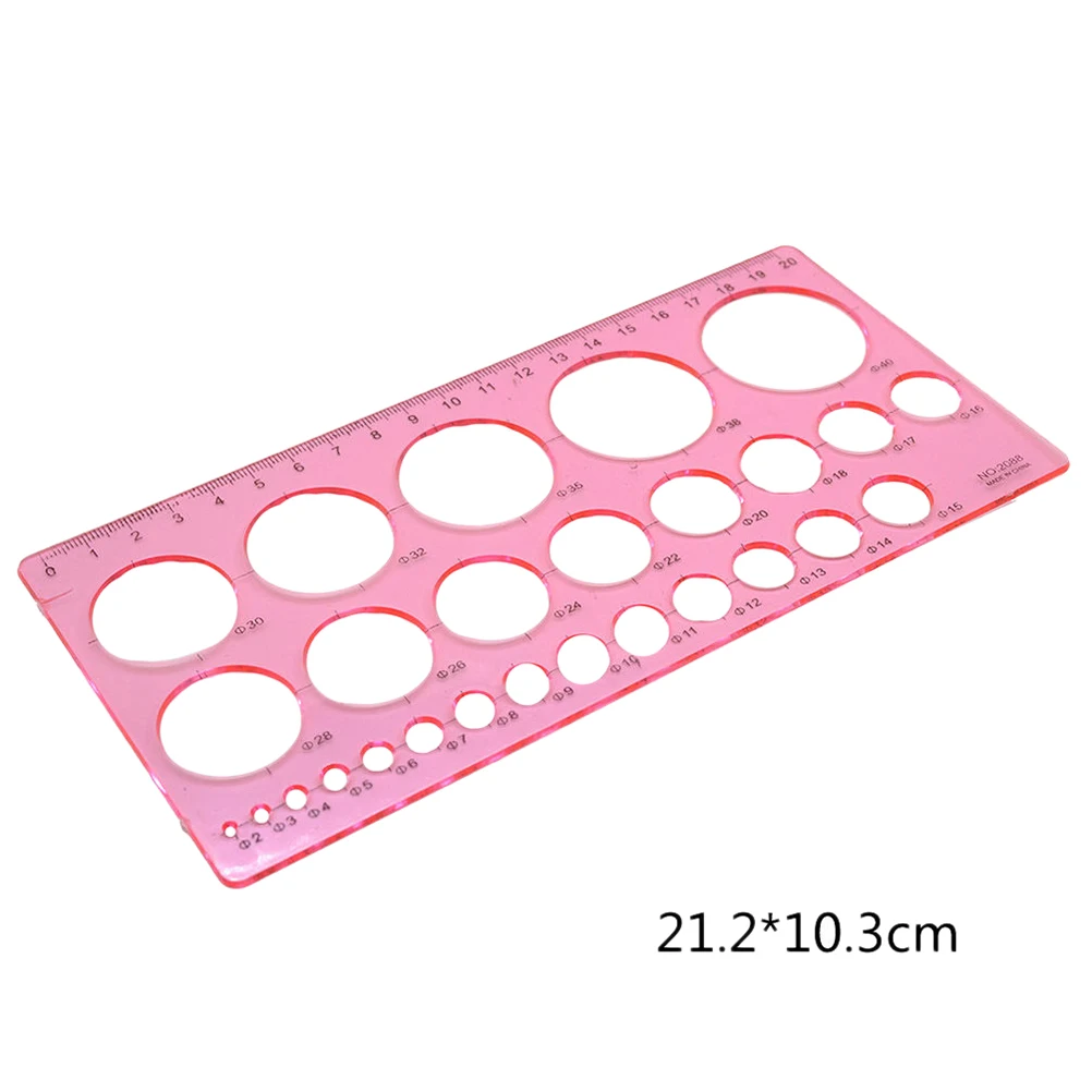 Пластиковая линейка для квиллинга набор шаблонов Размер круга инструменты