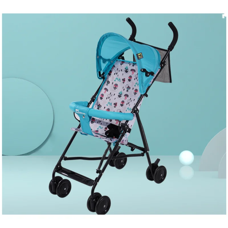 0-3Y Baby Stroller Lightweight  Foldable Sitting Stroller Children s Newborn Four-wheel Shock Absorber High Landscape Stroller