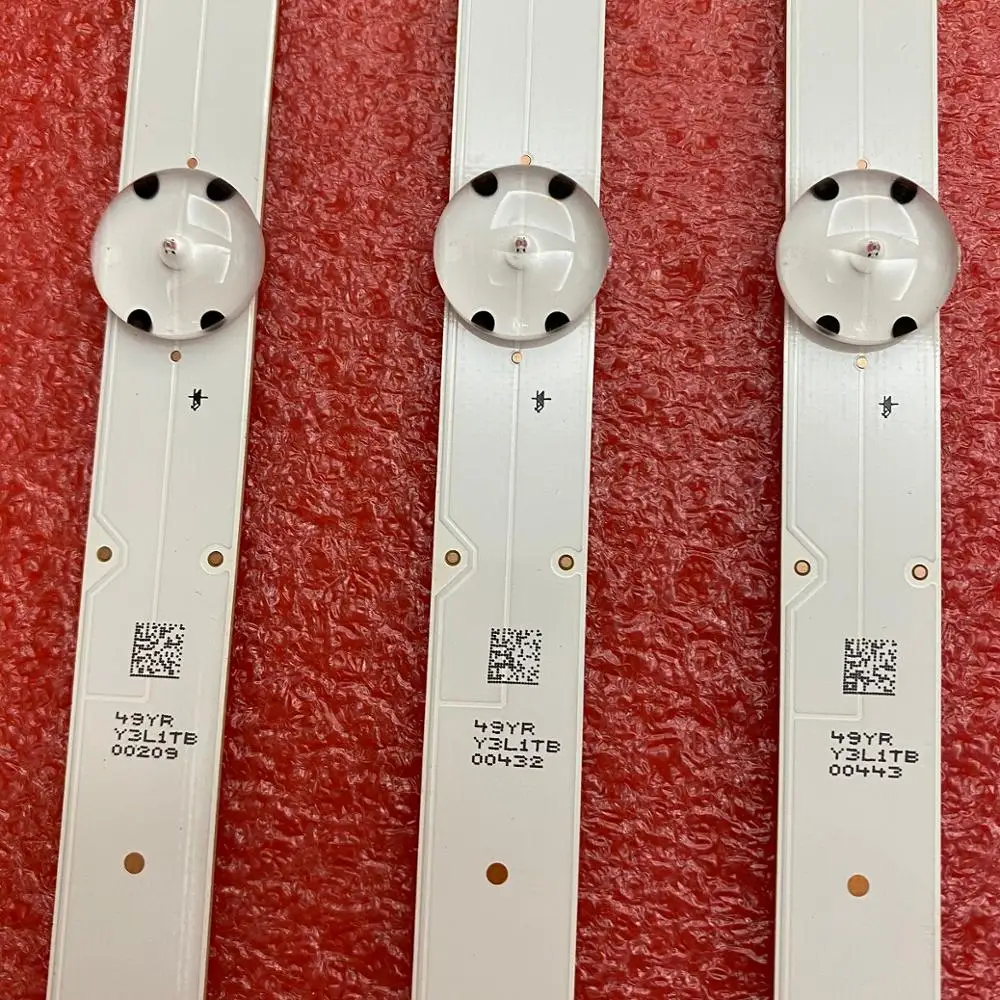 Новинка Светодиодная лента для подсветки 8 шт./комплект диагонали 49 дюймов