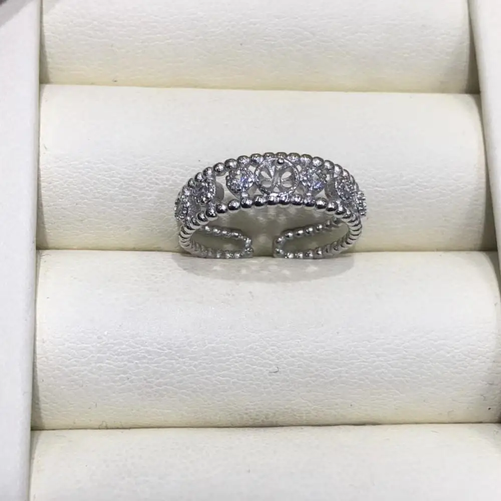 Высокое качество Шарм открытый Регулируемые Пустые Настройки кольца