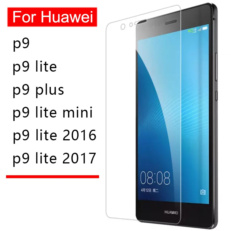 Tempered Glass on For Huawei P9 Lite 2016 2017 Mini Plus Protective Screen Protector HuaweyP 9 P9lite Light Glas safety Film 9h | Мобильные