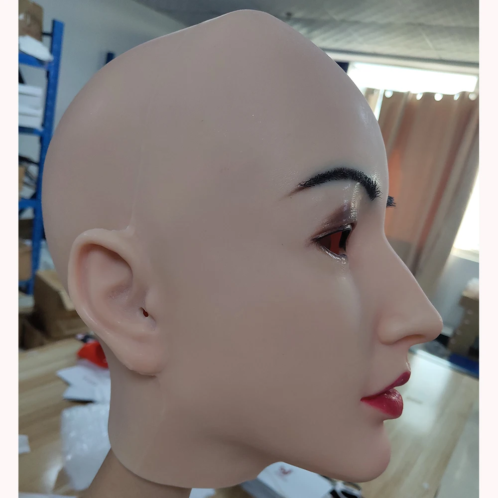 

CYOMI Disney Princess Alice Style Silicone Mask Crossdresser Props for Drag Queen Ladyboy Fake Face Shemale