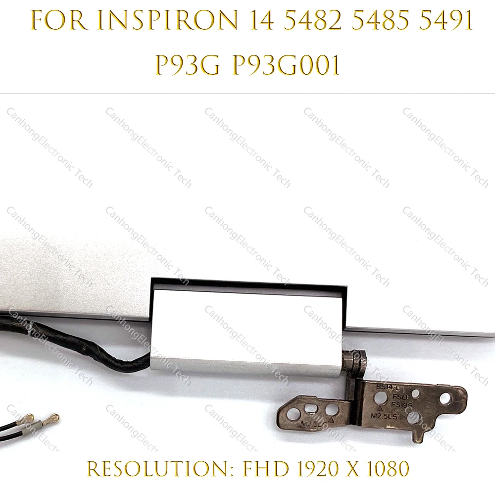 ЖК-дисплей с сенсорным дигитайзером в сборе для Dell Inspiron 14 5482 5485 5491 2 1 P93G P93G001 -