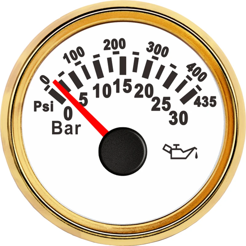 0- 30 бар масляного пресса ure манометр автомобильный Мотоцикл Авто Лодка Грузовик RV