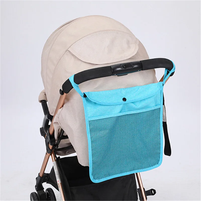 Baby Stroller Net Pocket Infant Mesh Bottle Diaper Storage Organizer Bag Holder Large Size Hanging Accessories | Мать и ребенок