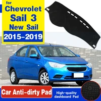for chevrolet sail 2015 2016 2017 2018 2019 anti slip mat dashboard cover pad sunshade dashmat car accessories new nueva sail 3
