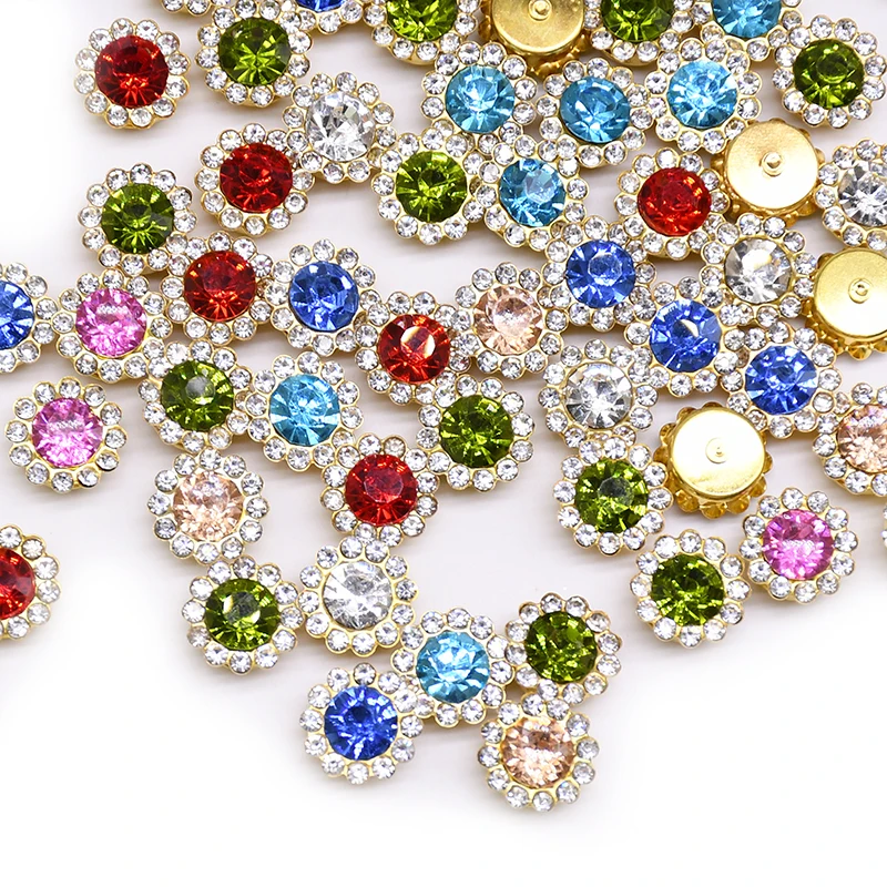 

Стеклянные стразы в Форме Стакана 100, стразы, блестящие кристаллы, камни, отделка, Золотая основа, пришивные стразы для одежды, аксессуары дл...