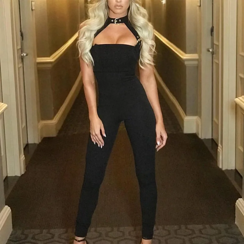 Экспресс через amazon wish горячий стиль шеи ушко комбинезон весна/лето женская новая