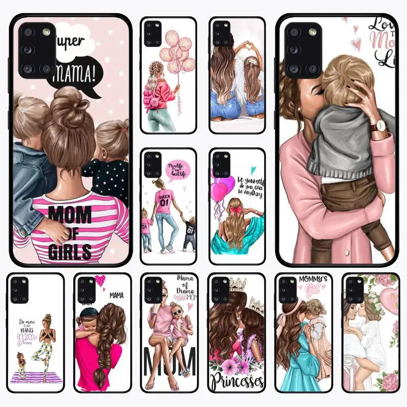 

Mom Baby Phone Case for Samsung A 51 30s 71 21s 10 70 31 52 12 30 40 32 11 20e 20s 01 02s 72 cover