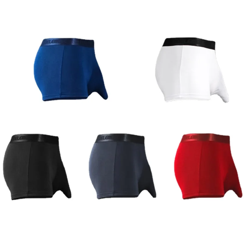 

BOBTXS 5PCS Men's Underpants Sexy Allure Bullet Separated U Convex Elephant Trunk Panties Men Modal Boxer Mens Underwear
