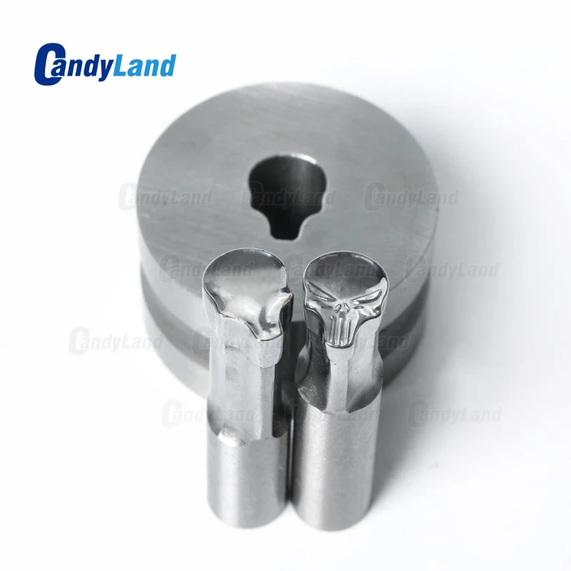 3D штамп CandyLand в виде черепа штамповочная пресс-форма для конфет Штамповка с