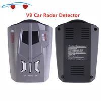 v9 car flow speed radar detector lcd display voice alert warning anti police car speed alarm system radar detector