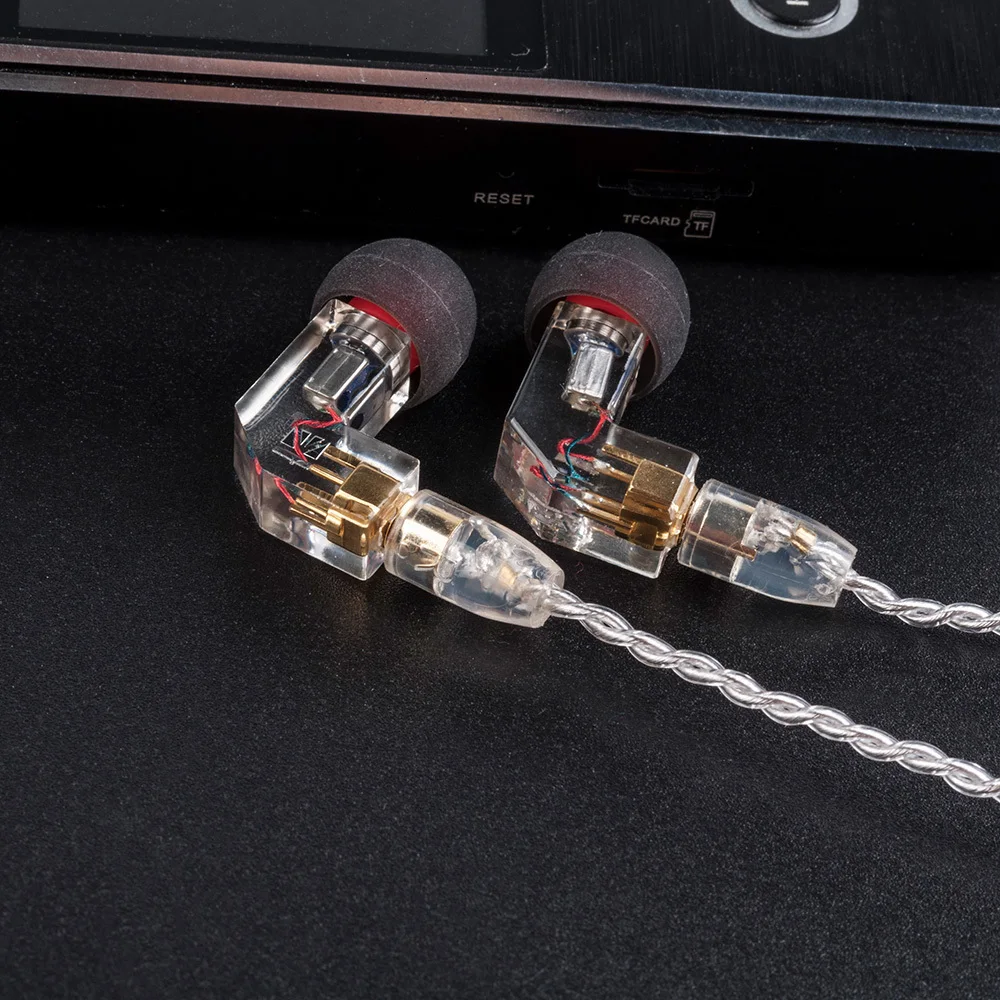 KBEAR F1 в ухо наушник 1 сбалансированный арматурный драйвер высокого класса HIFI бас гарнитура монитор dj наушники
