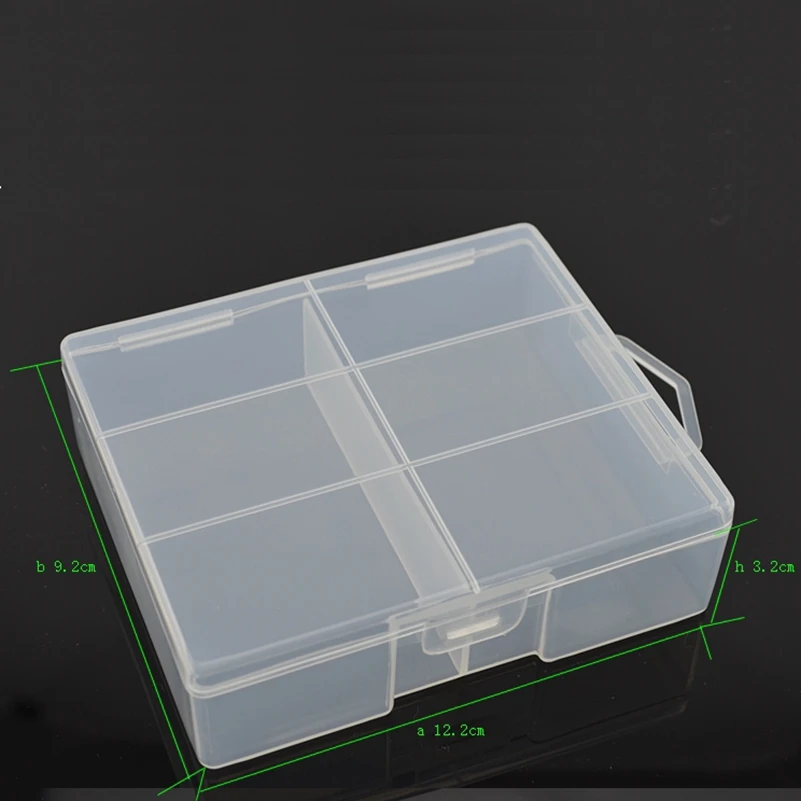Прозрачный Батарея ящик для хранения держатель Чехол пластмассовый контейнер