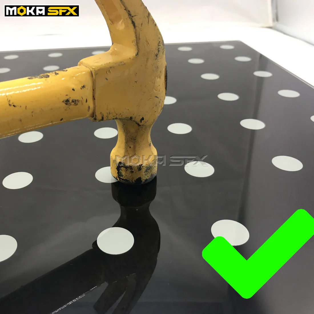 40 шт./лот сценическое зеркало 3D танцевальный пол толстое закаленное стекло RGB для