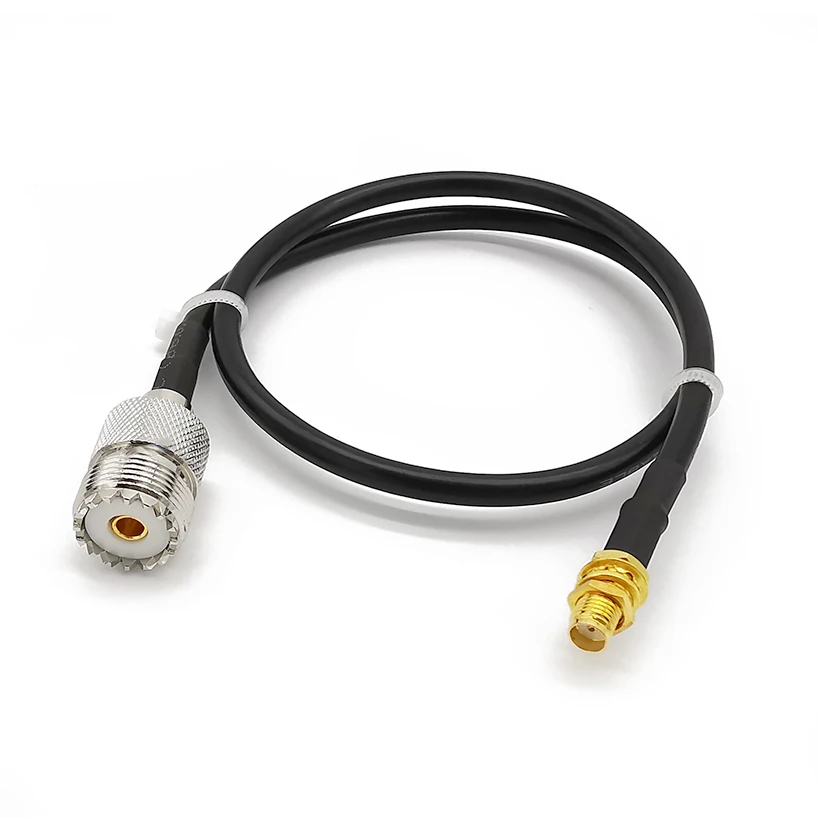 Адаптер для радиоантенны гнездо SMA в UHF SO239 PL259 RF коаксиальный RG58/LMR195 фоторазъем