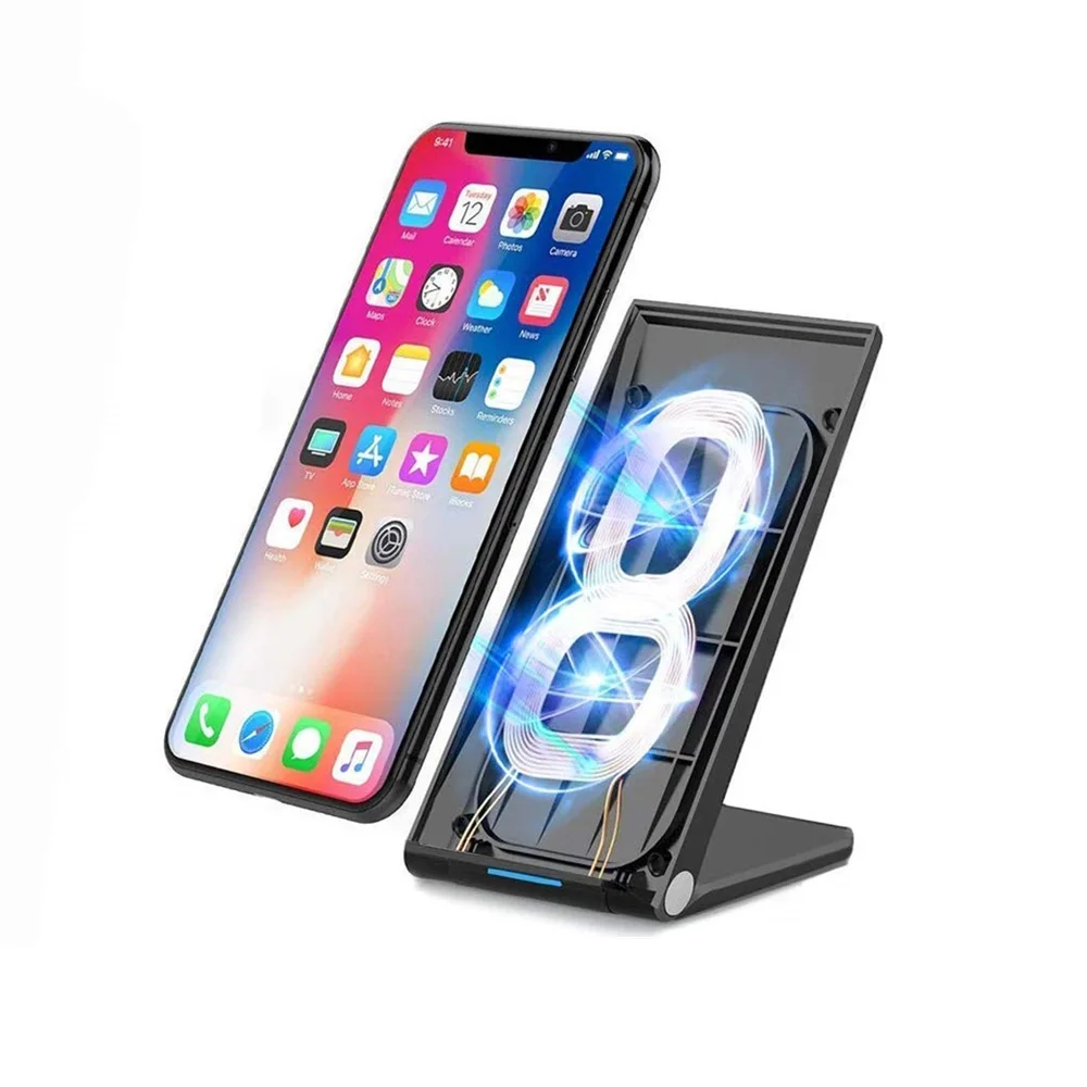Qi Беспроводное зарядное устройство для iPhone 12 Pro Быстрая зарядка SE (2020) 11 Max XS XR