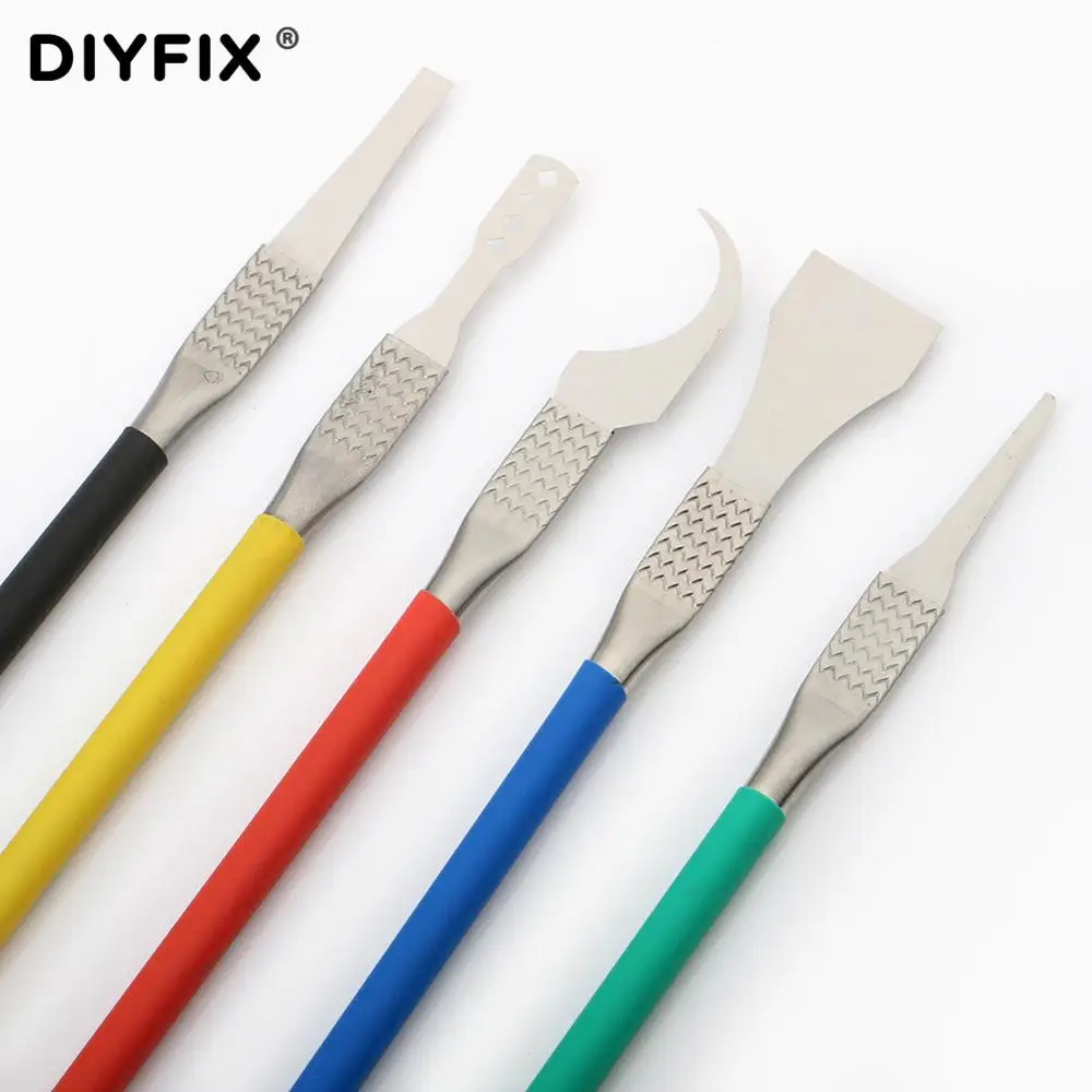 DIYFIX ремонт микросхем 5 в 1 инструмент для удаления тонких ножей BGA ЦП процессоров