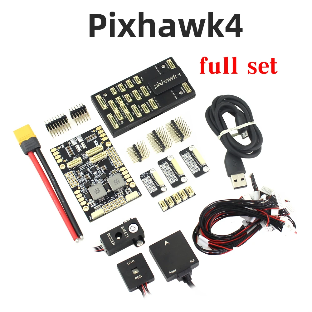 Полетный контроллер Pixhawk 4 PX4 M8N GPS плата управления питанием с OTG кабелем PPM I2C