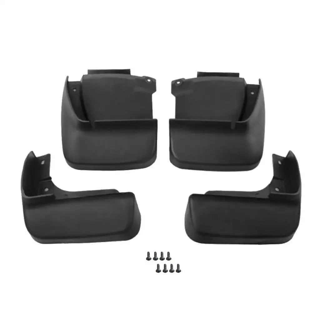 

4Pcs Black Splash Guards Mud Flaps Fender for Honda Accord Sedan 03-07