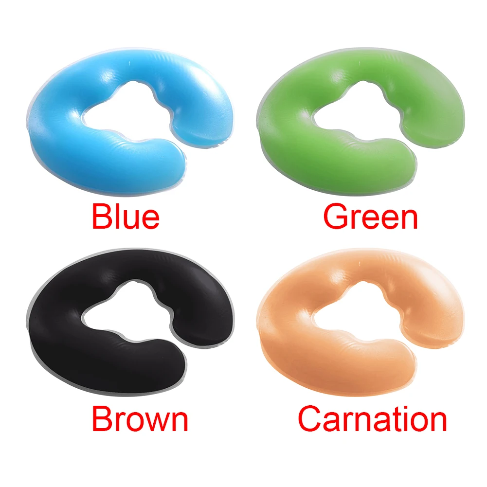 

U Shape Pillow Body Relax Soft Rest Travel Washable Elastic Neck Comfortable Salon Face Massage Portable Silicon Cushion