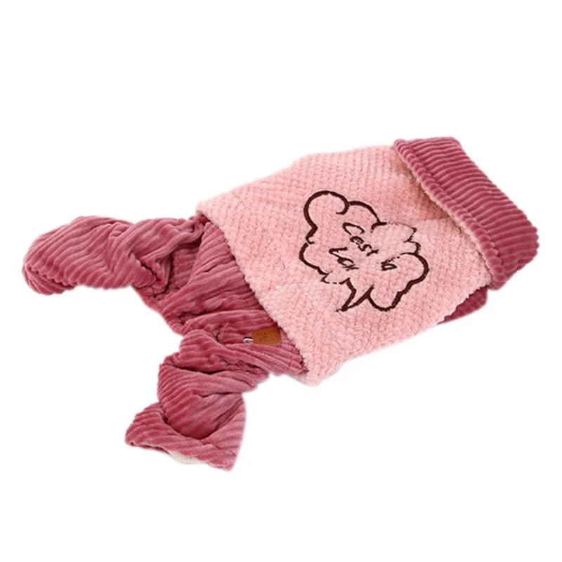 Одежда для собак зимняя французская собака породы бульдог пальто комбинезон