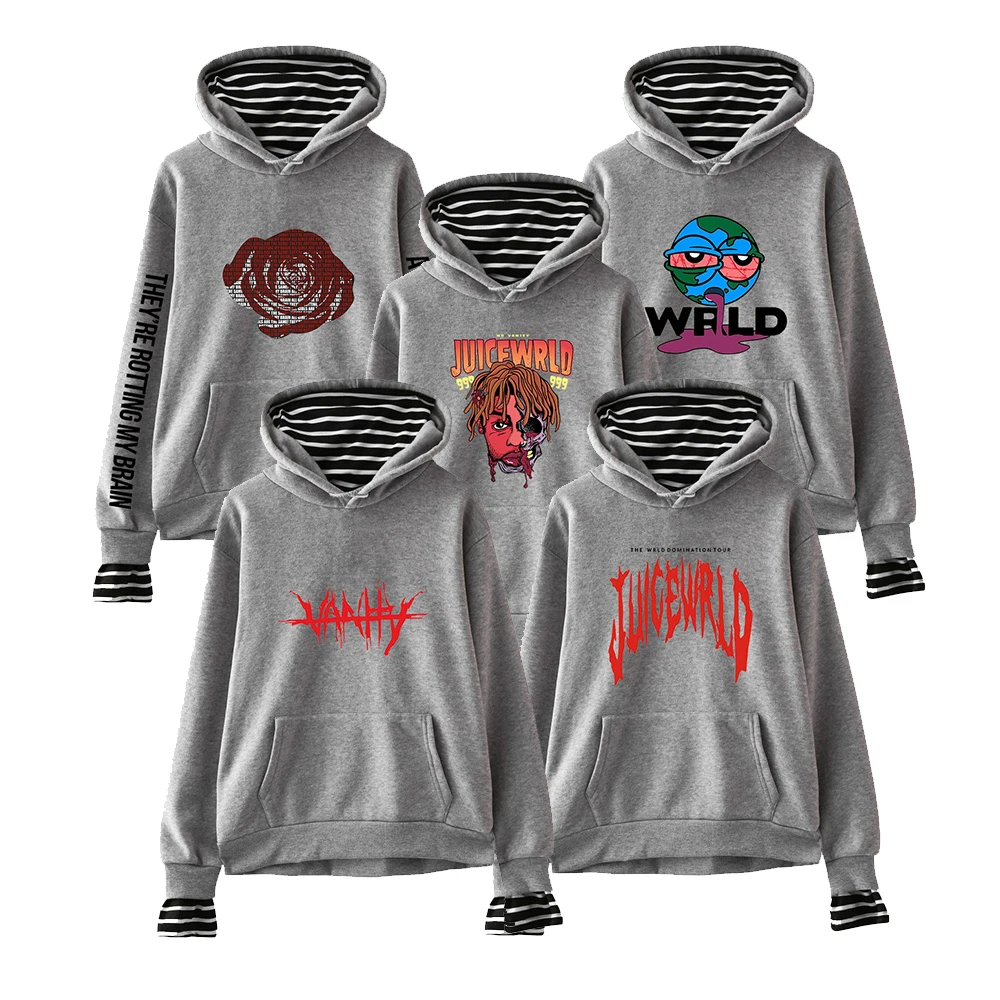 

Hip Hop Singer Juice Wrld Hoodies Sweatshirt Women Fashion Long Sleeve Hooded Hot Sale Casual Clothes Size XXS XXL