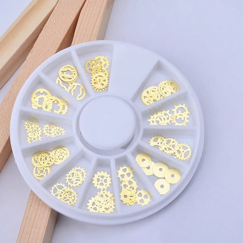 Аксессуары для ногтей Mann pose Lynn оптовая продажа золотые металлические часы и