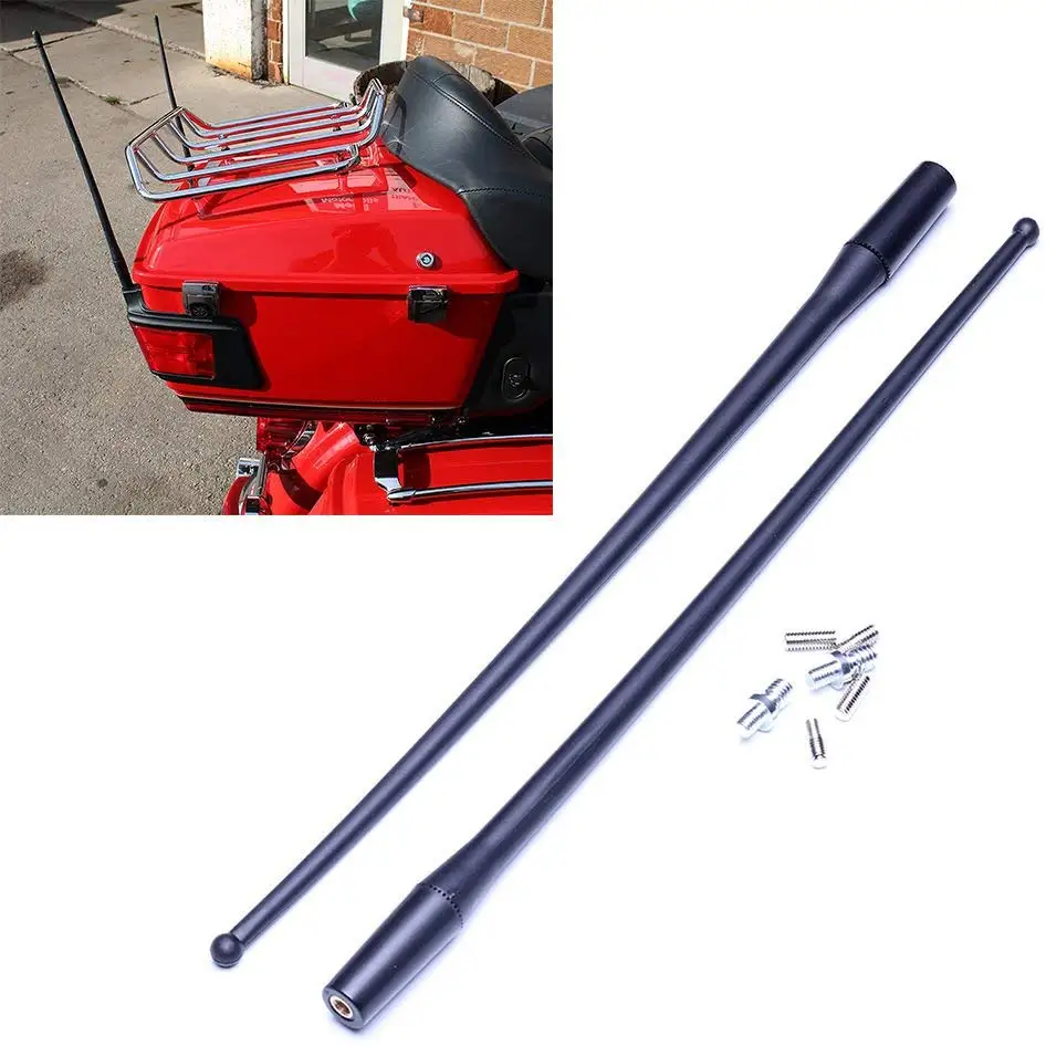 2 шт. 13 ''Гибкая Резиновая короткая антенна мачта AM/FM для 1989-2017 Harley Davidson Electra Road