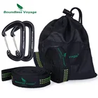 Ремни для гамака, для кемпинга, на дереве, с карабином, вспомогательный прибор гамак