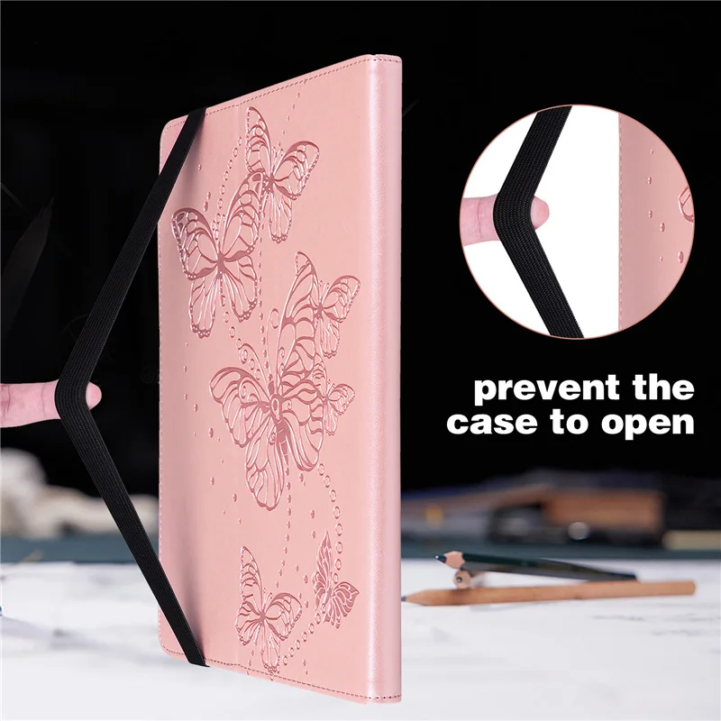 cover funda for realme pad case 2021 stand embossing classic flower case for realme pad 10 4 inch protective shell funda coque free global shipping