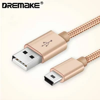 mini usb 2 0 cable braidedusb a to mini b charger cord compatible for ps3 controller digital camera dash cam mp3 player sync