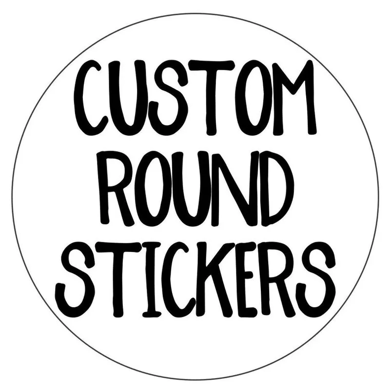 

Custom Round Stickers - custom labels - custom clear stickers - Custom Stickers - Logo Stickers - Small Stickers - Large Sticker