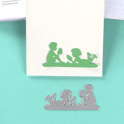 ДФ дети учатся Твердые штампы для DIY Скрапбукинг/фотоальбом декоративное