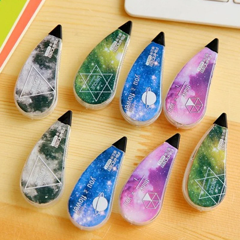 Корректирующая лента со звездами 4 шт./компл. новинка канцелярский корректор