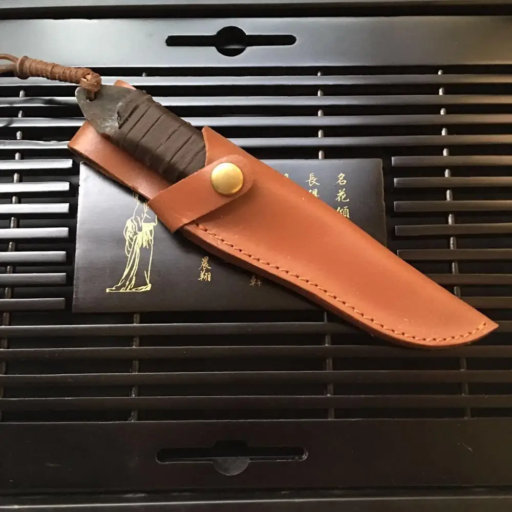 Открытый охотничий нож с фиксированным лезвием высокой твердости 60 HRC ножи для