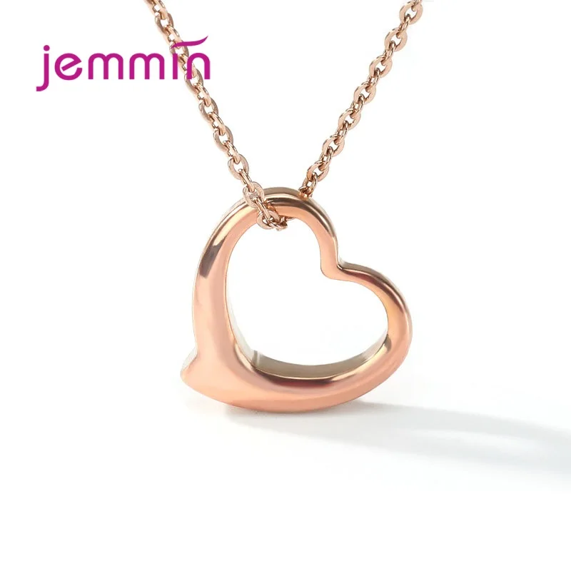 

Wedding Annivery 925 Sterling Silver Heat Charm Pendant Necklaces For Women New Fashion Jewely Chokers Necklaces Fine Jewelry