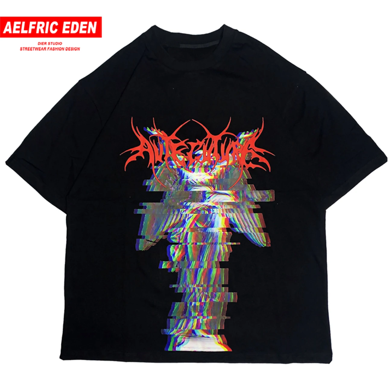 Футболка с коротким рукавом и принтом в стиле Харадзюку Модель 2020 года Свободная