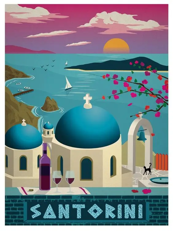 Реклама наклейка на стену в стиле ретро винтажная из крафт-бумаги | Дом и сад