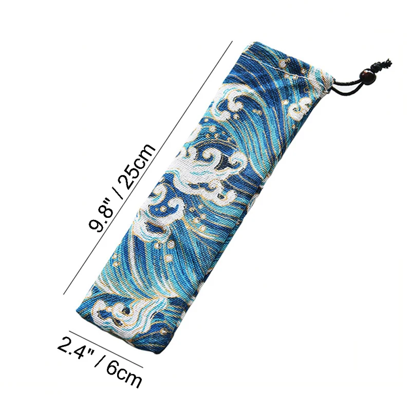 20 шт соломенный чехол для переноски многоразовый мешочек столовых приборов