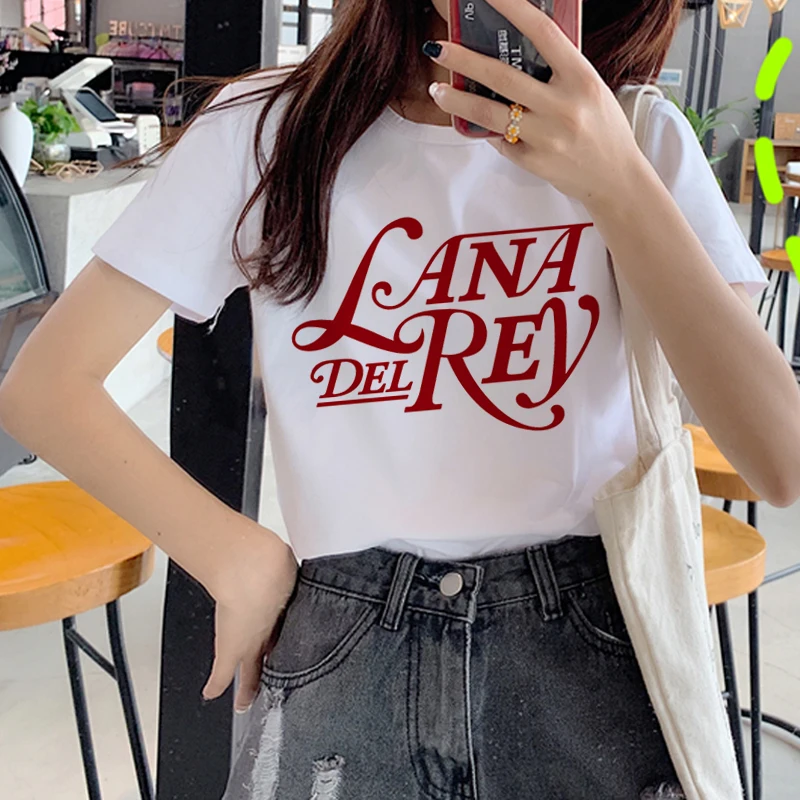 Lana Del Rey Harajuku Ullzang футболка женская с забавным принтом Футболка для фанатов 90s графическая Эстетическая футболка корейский стиль футболки женские - Цвет: 5781